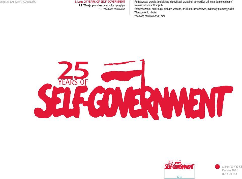 Samorządności we wszystkich aplikacjach Przeznaczenie: publikacje, plakaty, website, druki