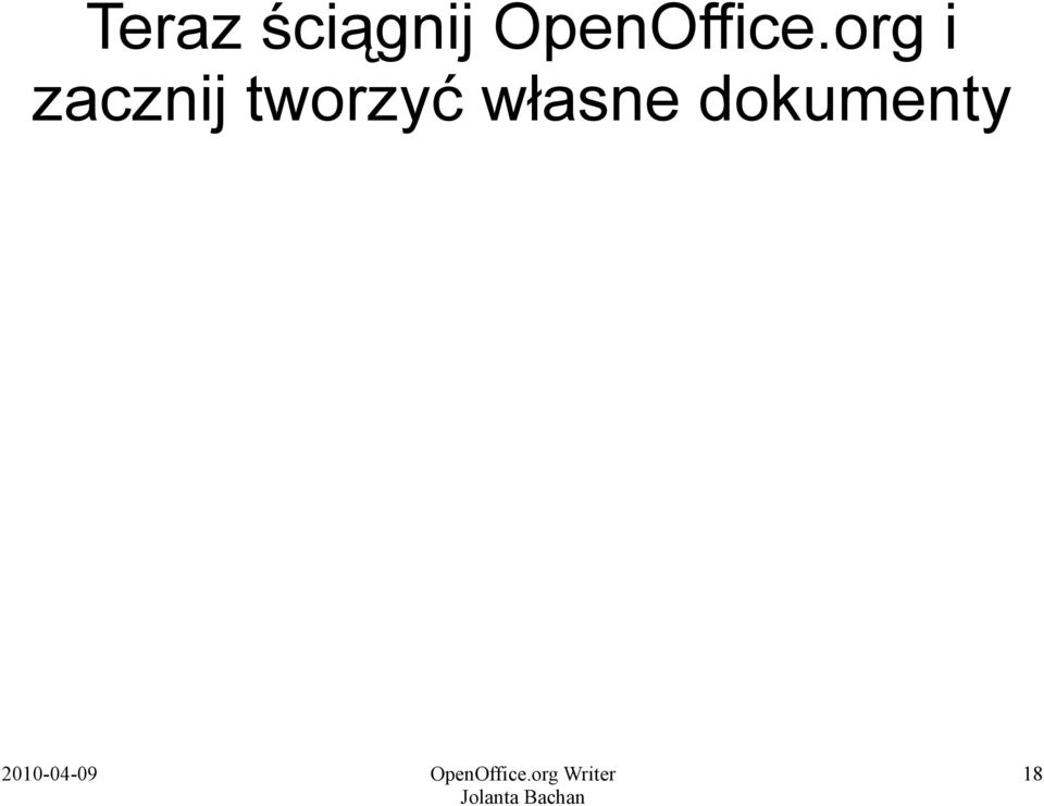 org i zacznij