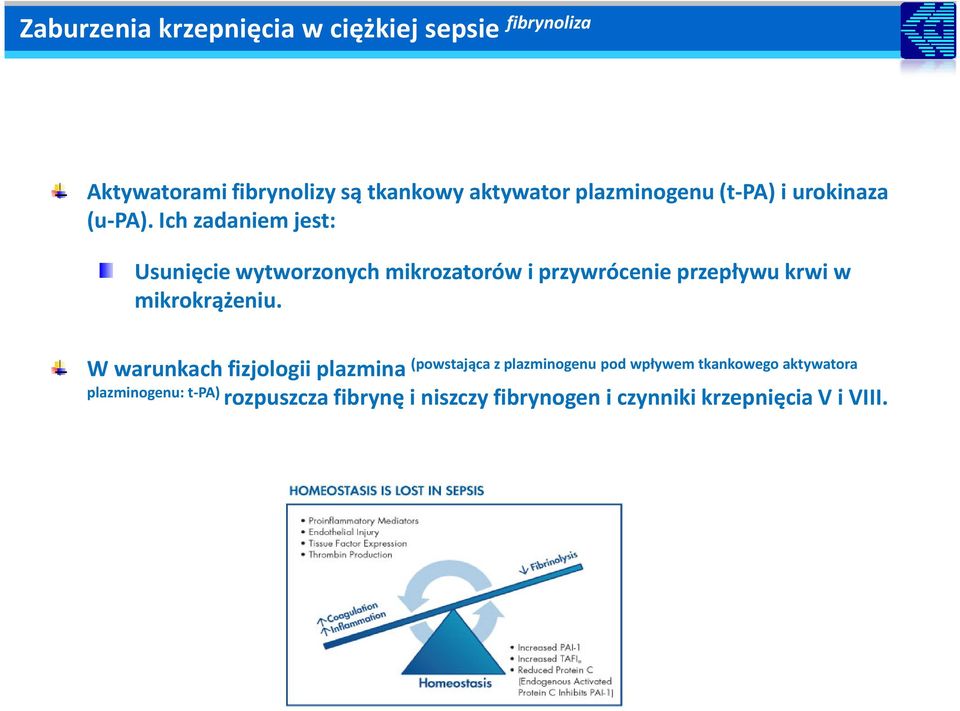 Ich zadaniem jest: Usunięcie wytworzonych mikrozatorów i przywrócenie przepływu krwi w