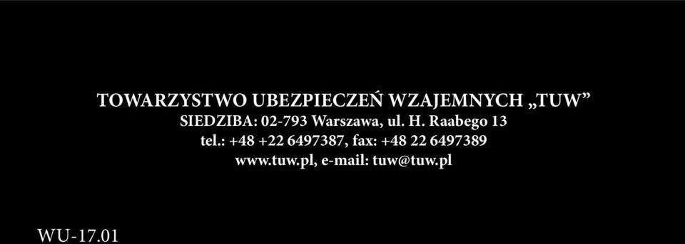SIEDZIBA: 02-793 Warszawa, ul. H.