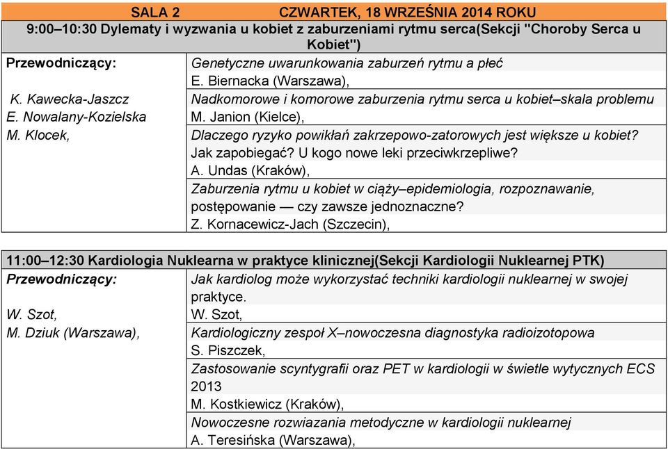 Klocek, Dlaczego ryzyko powikłań zakrzepowo-zatorowych jest większe u kobiet? Jak zapobiegać? U kogo nowe leki przeciwkrzepliwe? A.