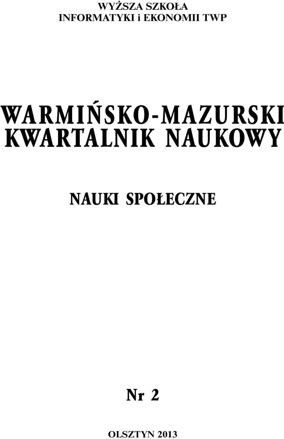 WARMIŃSKO-MAZURSKI