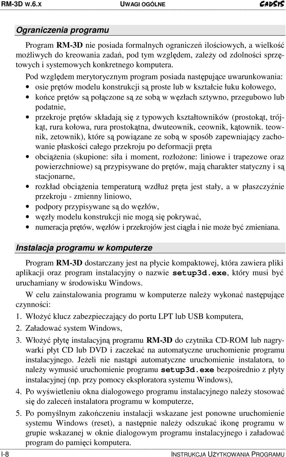 systemowych konkretnego komputera.