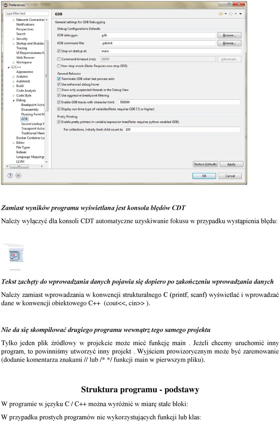 ). Nie da się skompilować drugiego programu wewnątrz tego samego projektu Tylko jeden plik źródłowy w projekcie może mieć funkcję main.