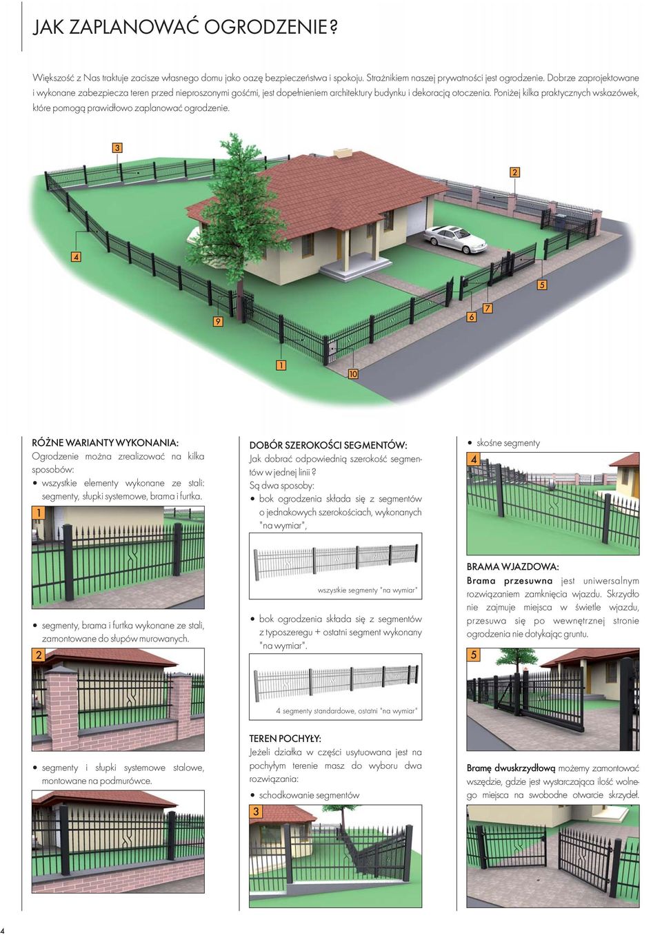 Poniżej kilka praktycznych wskazówek, które pomogą prawidłowo zaplanować ogrodzenie.