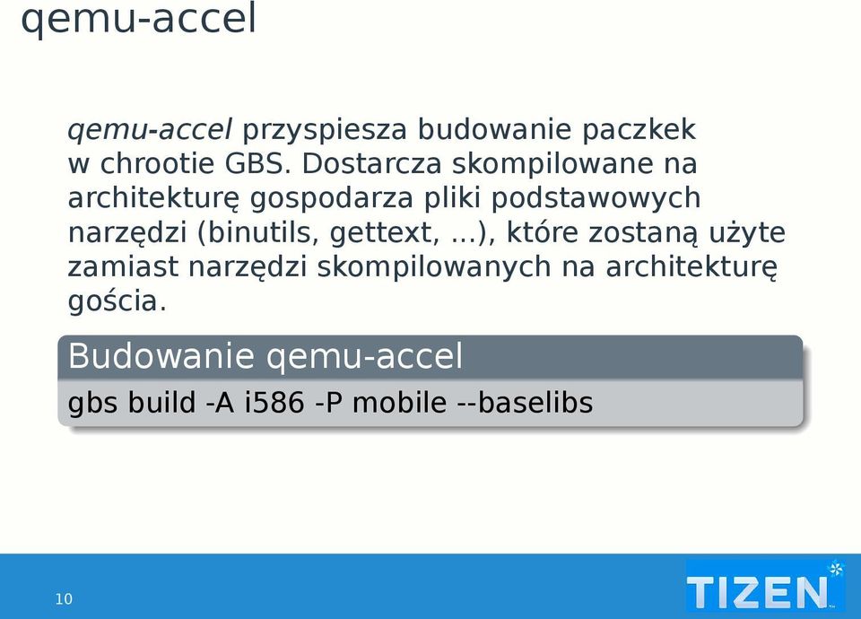 (binutils, gettext, ), które zostaną użyte zamiast narzędzi skompilowanych