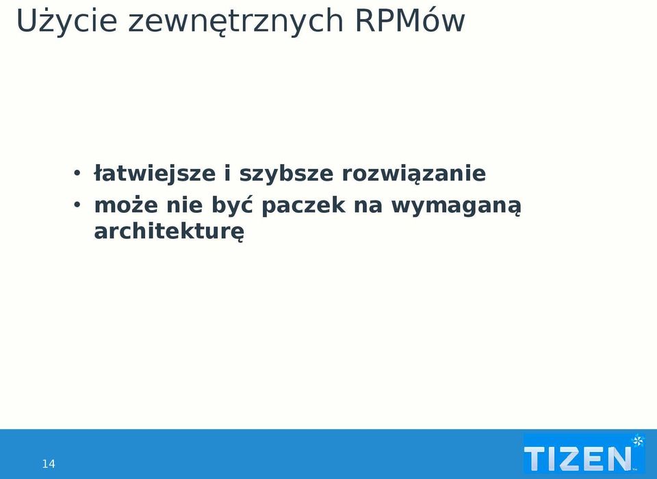 rozwiązanie może nie być