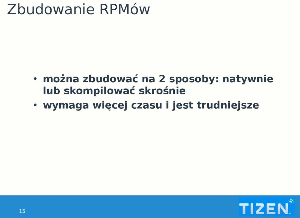 natywnie lub skompilować