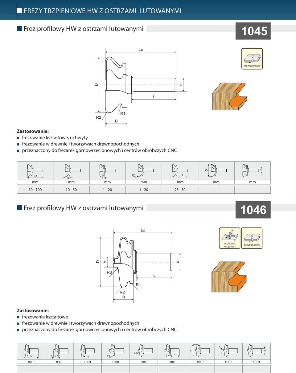 1 2 frezowanie kszta towe frezowanie w rewnie i tworzywach rewnopochonych przeznaczony o frezarek górnowrzecionowych i centrów obróbczych CNC 3.