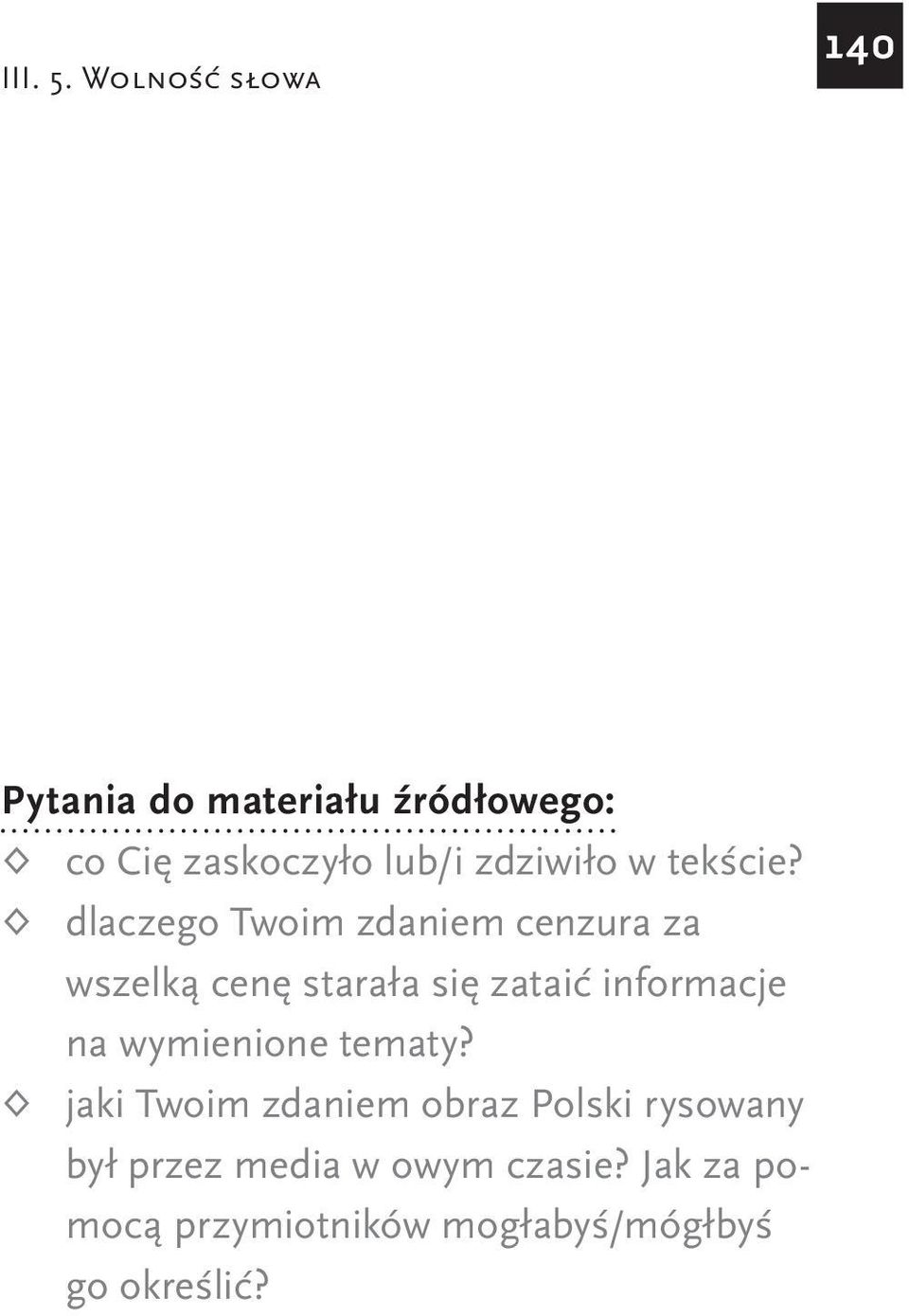 zdziwiło w tekście?