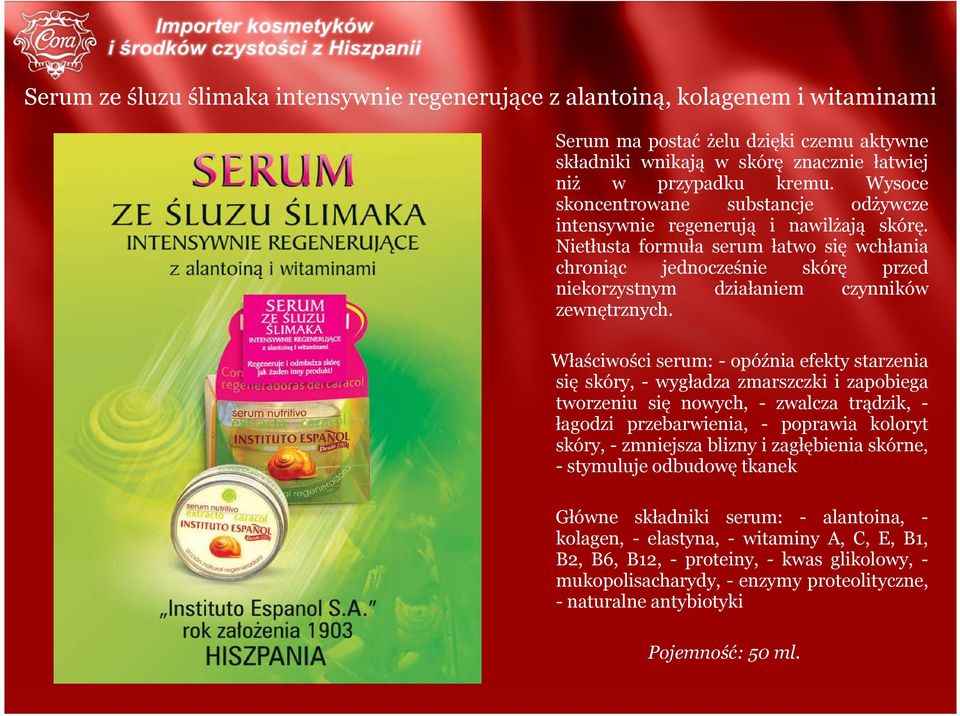 Nietłusta formuła serum łatwo się wchłania chroniąc jednocześnie skórę przed niekorzystnym działaniem czynników zewnętrznych.