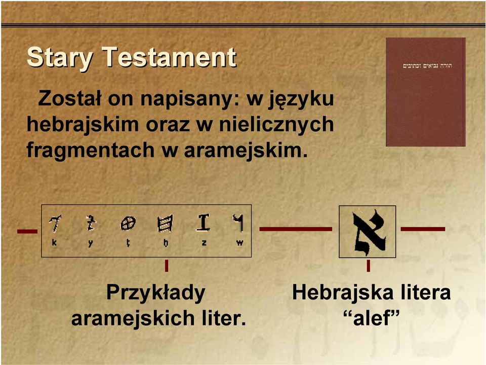 fragmentach w aramejskim.