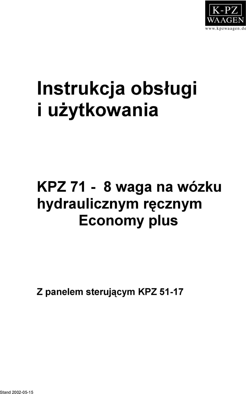 hydraulicznym ręcznym Economy plus