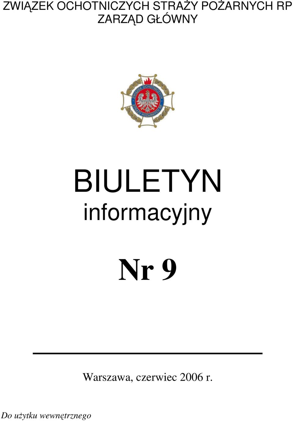 BIULETYN informacyjny Nr 9