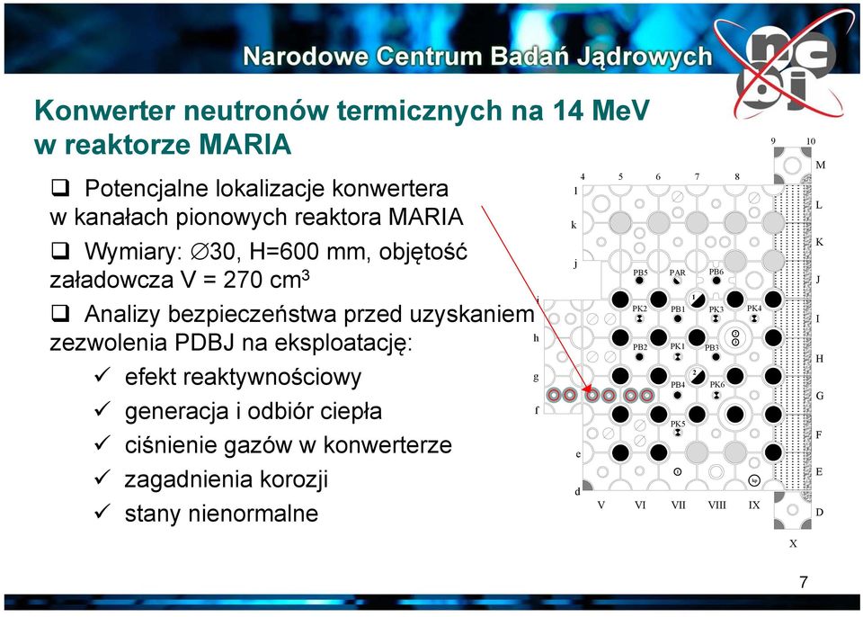 eksploatację: efekt reaktywnościowy generacja i odbiór ciepła ciśnienie gazów w konwerterze zagadnienia korozji stany