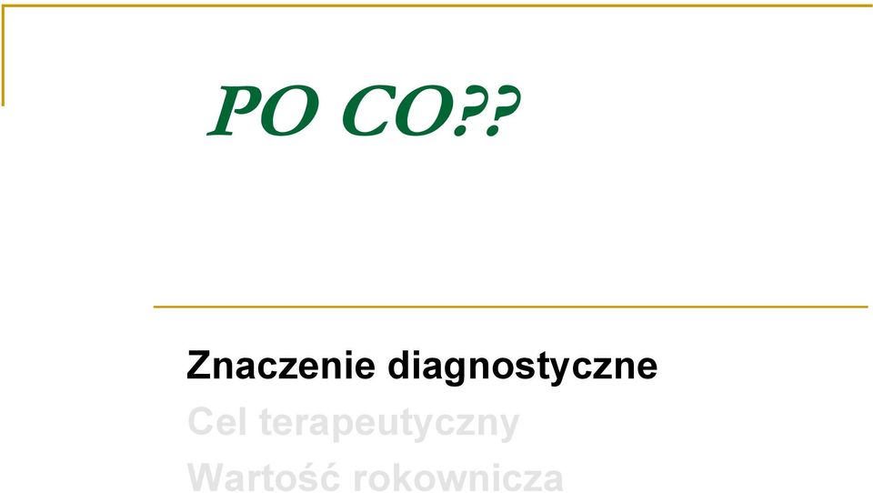 diagnostyczne