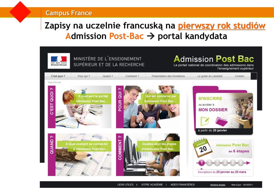 rok studiów Admission