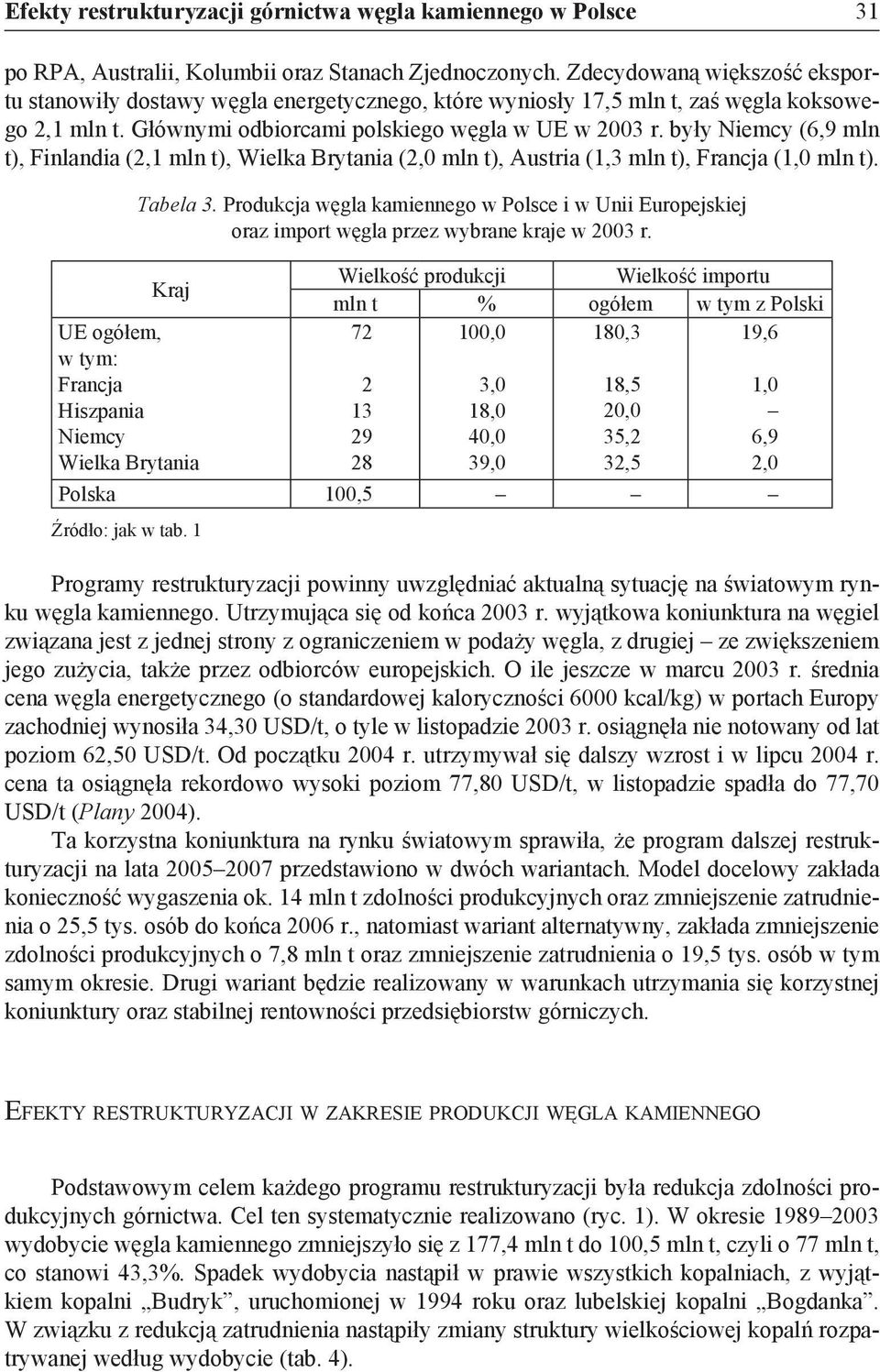 były Niemcy (6,9 mln t), Finlandia (2,1 mln t), Wielka Brytania (2,0 mln t), Austria (1,3 mln t), Francja (1,0 mln t). Tabela 3.