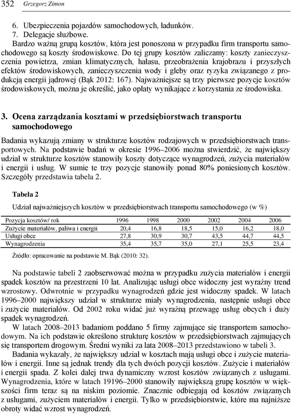 analiza kosztów w przedsiębiorstwach transportu samochodowego PDF