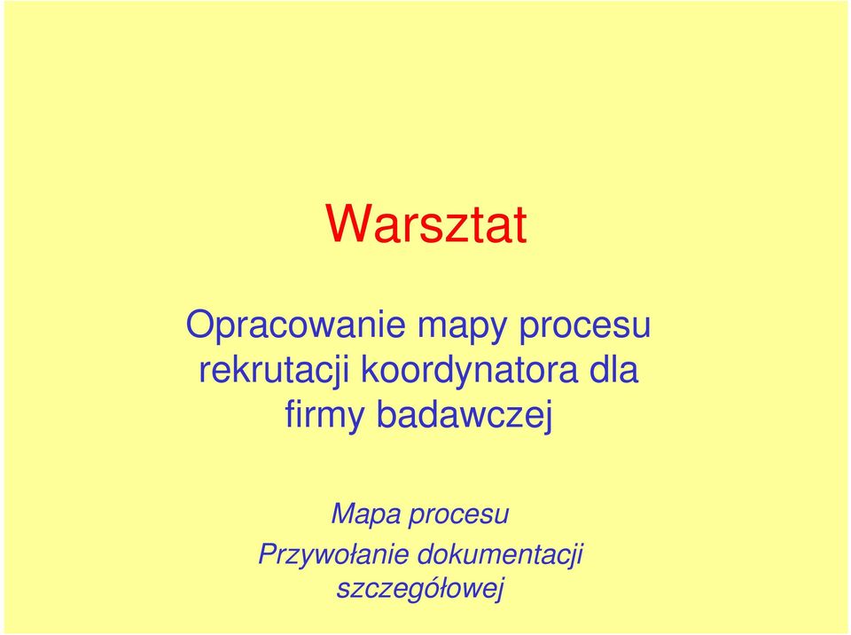 dla firmy badawczej Mapa