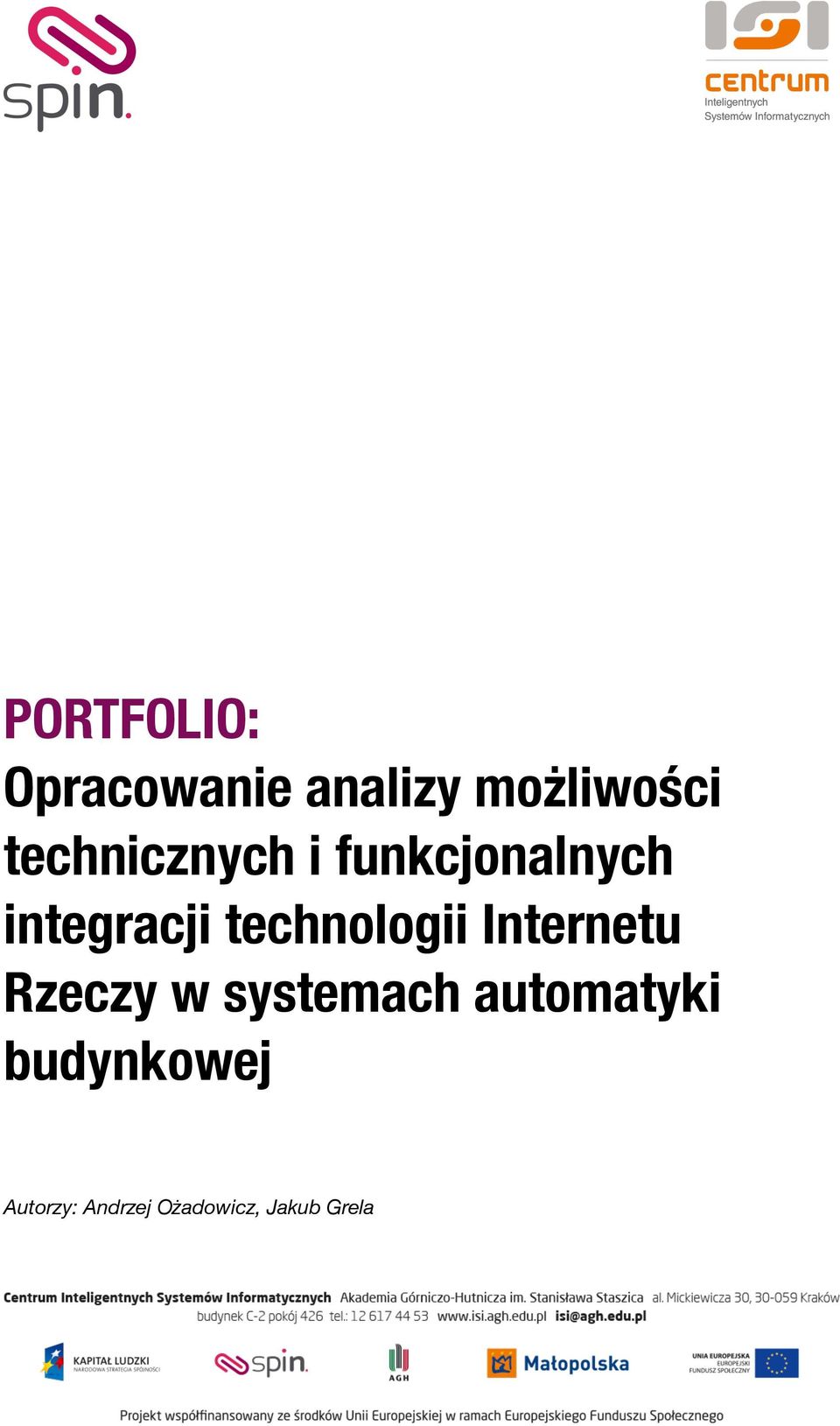 technologii Internetu Rzeczy w systemach