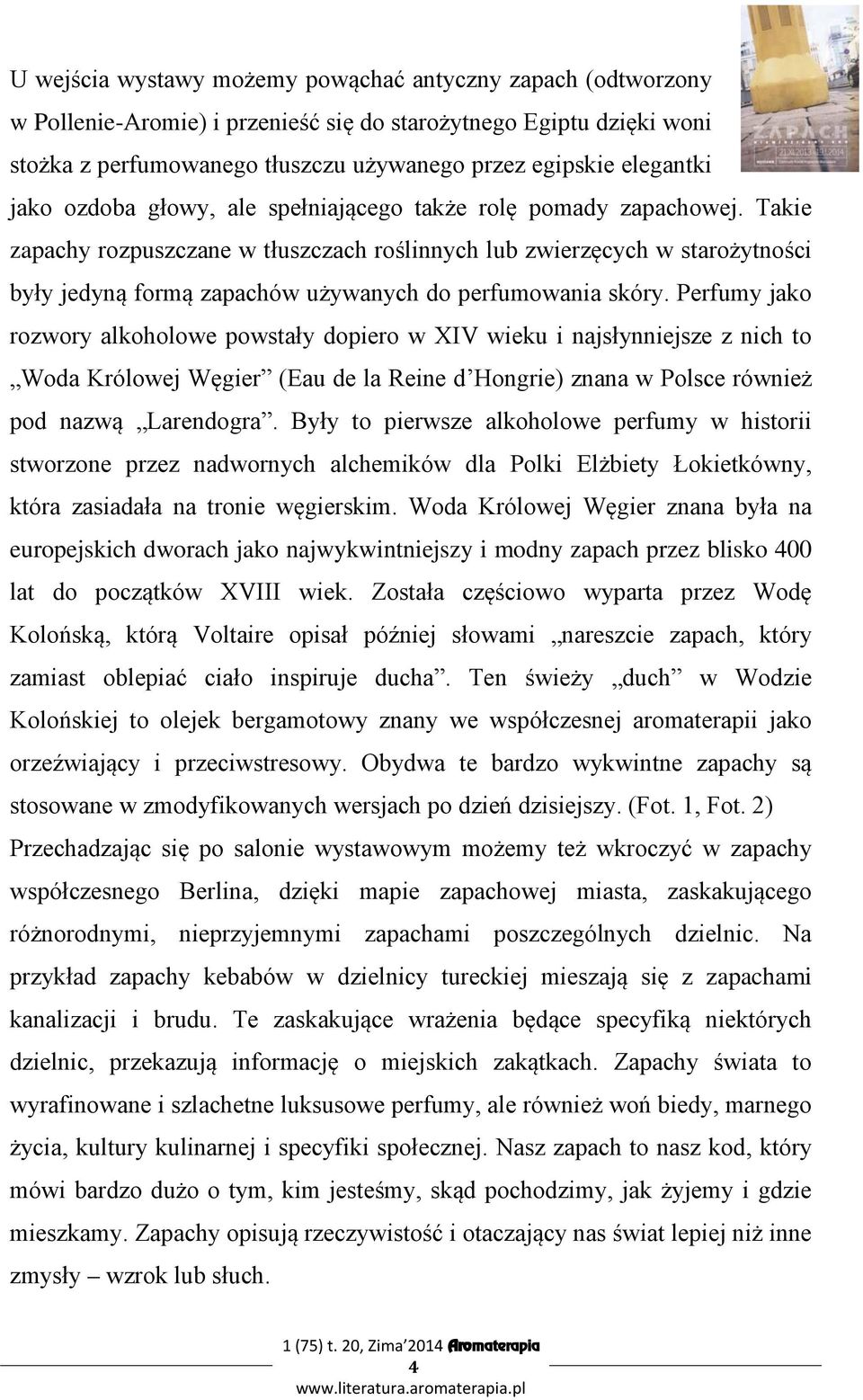 Takie zapachy rozpuszczane w tłuszczach roślinnych lub zwierzęcych w starożytności były jedyną formą zapachów używanych do perfumowania skóry.