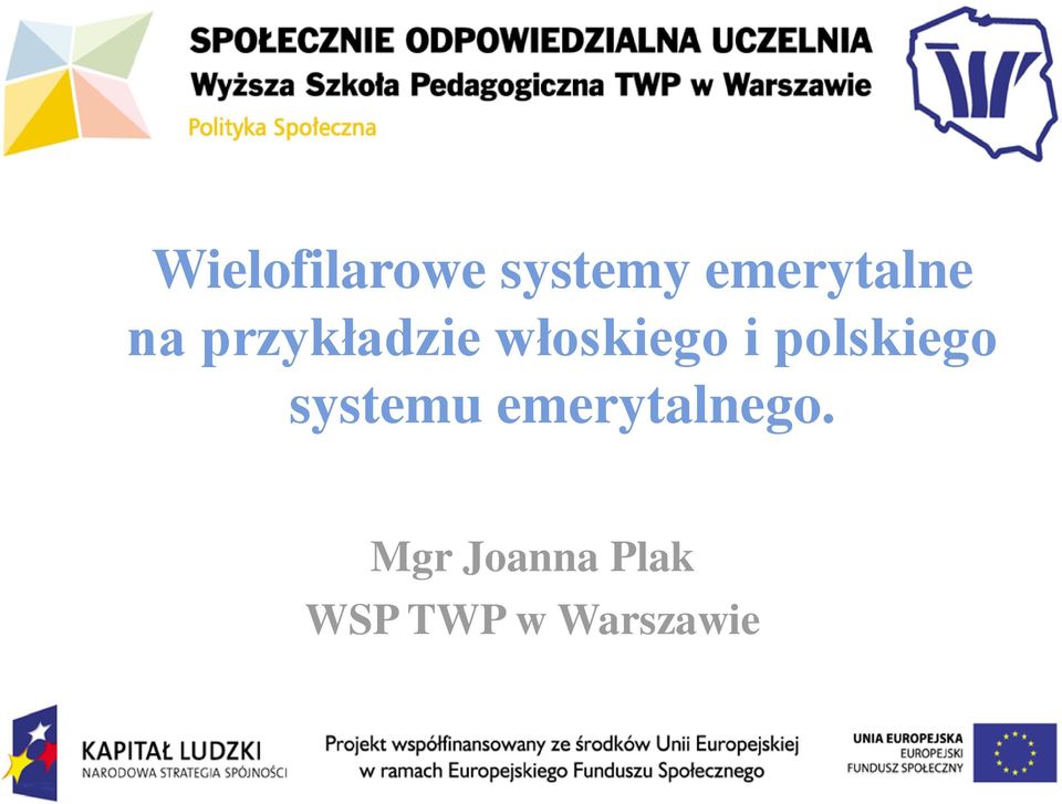 włoskiego i polskiego systemu