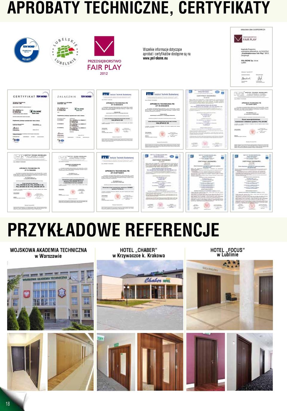 Aprobat Technicznych-EOTA Seria: APROBATY TECHNICZNE Na podstawie rozporz dzenia Ministra Infrastruktury z dnia 8 listopada 2004 r.