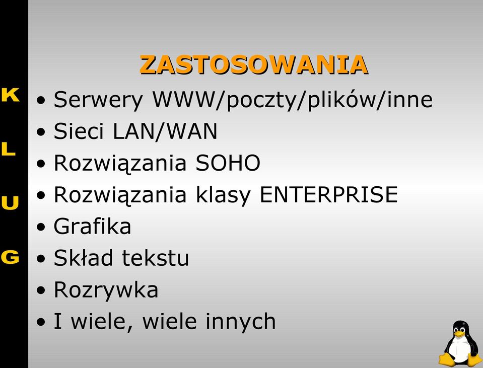 klasy ENTERPRISE Grafika Skład tekstu