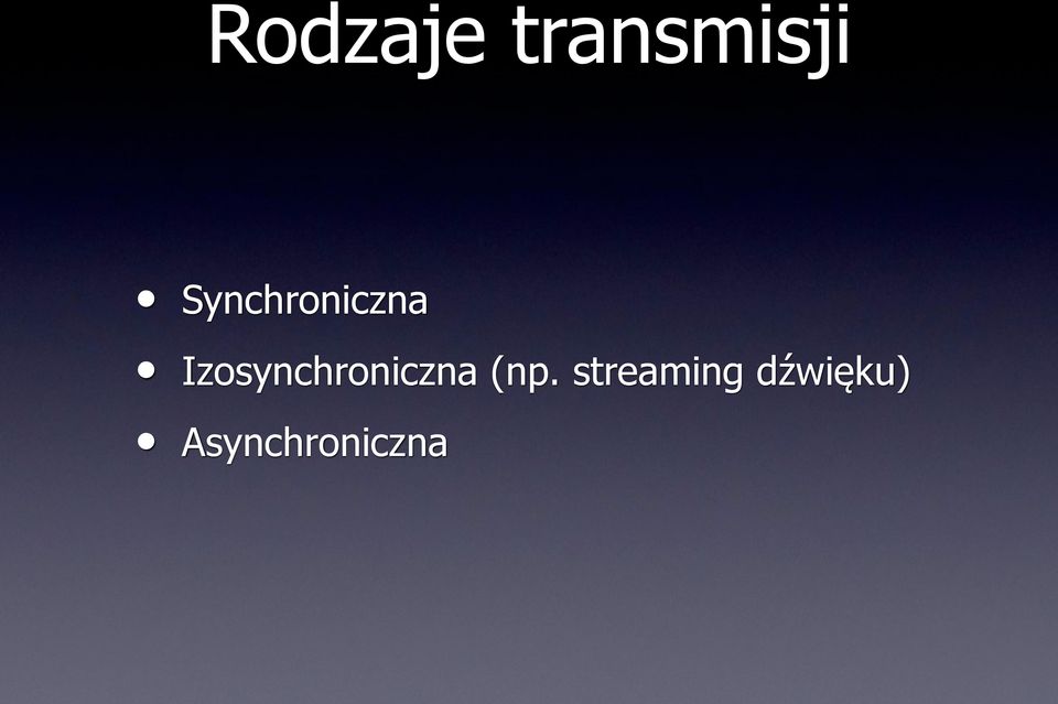 Izosynchroniczna (np.