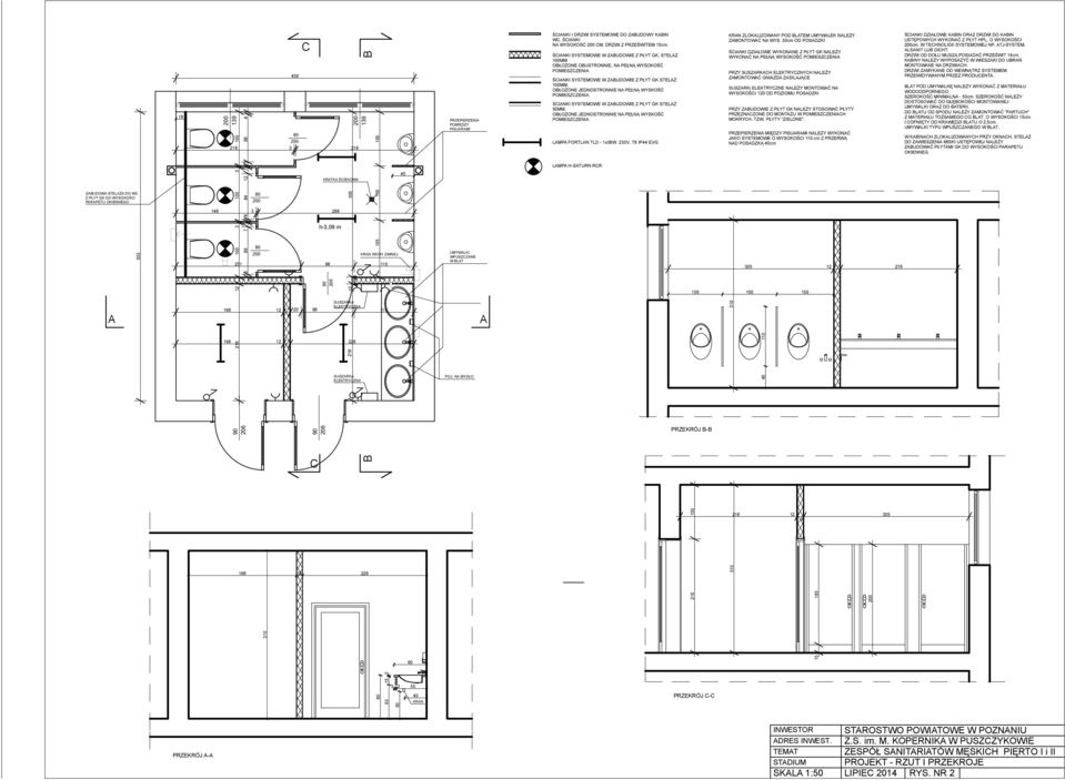 ŚINKI SYSTEMOWE W ZUDOWIE Z PŁYT GK, STELŻ 100MM OŁOŻONE OUSTRONNIE, N PEŁNĄ WYSOKOŚĆ ŚINKI SYSTEMOWE W ZUDOWIE Z PŁYT GK STELŻ 100MM, OŁOŻONE JEDNOSTRONNIE N PEŁNĄ WYSKOŚĆ ŚINKI SYSTEMOWE W ZUDOWIE