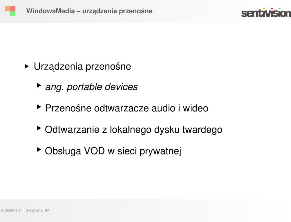 portable devices Przenośne odtwarzacze audio