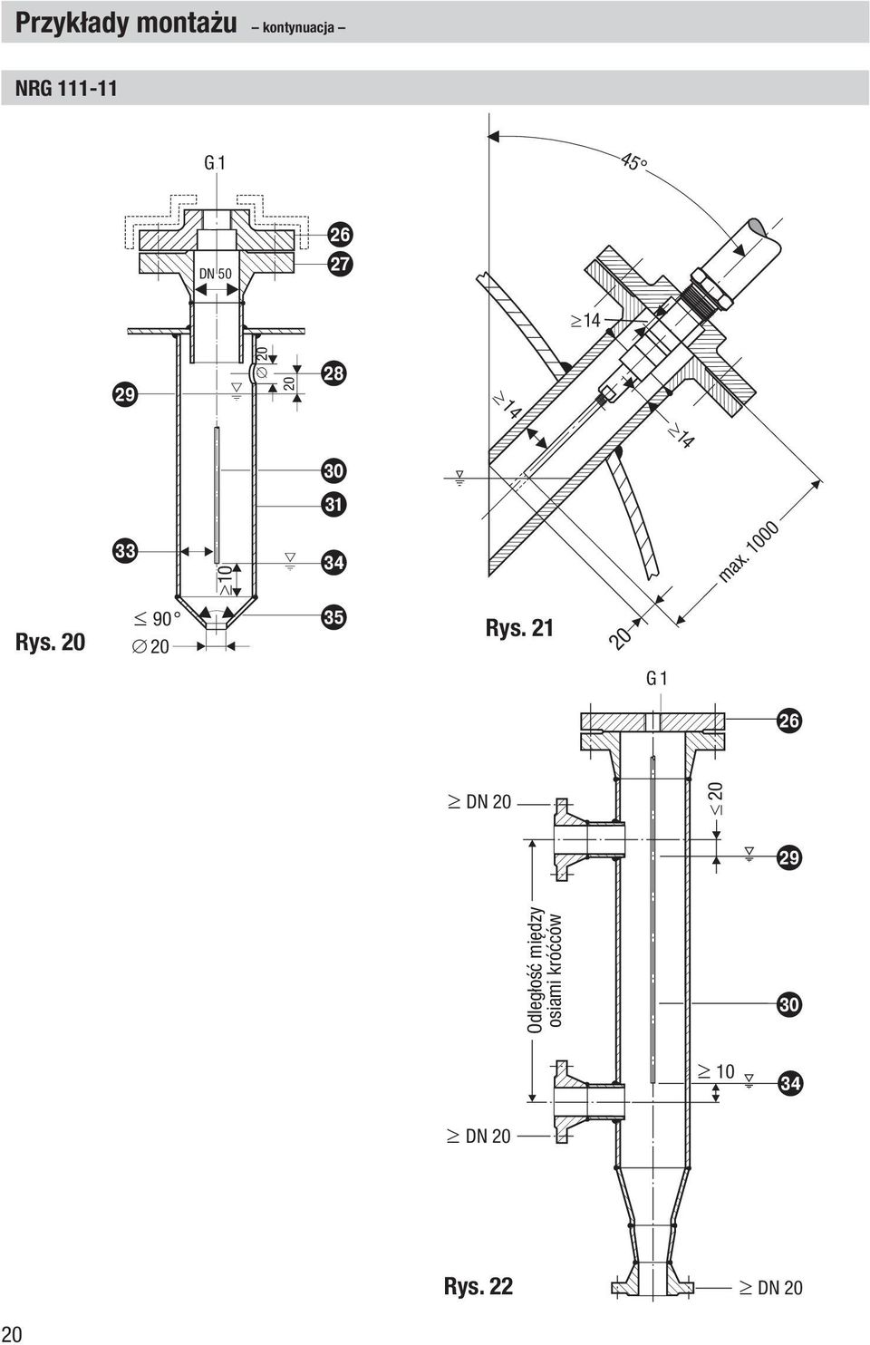 20 w 90 20 10 t u x y Rys. 21 20 G 1 14 max.