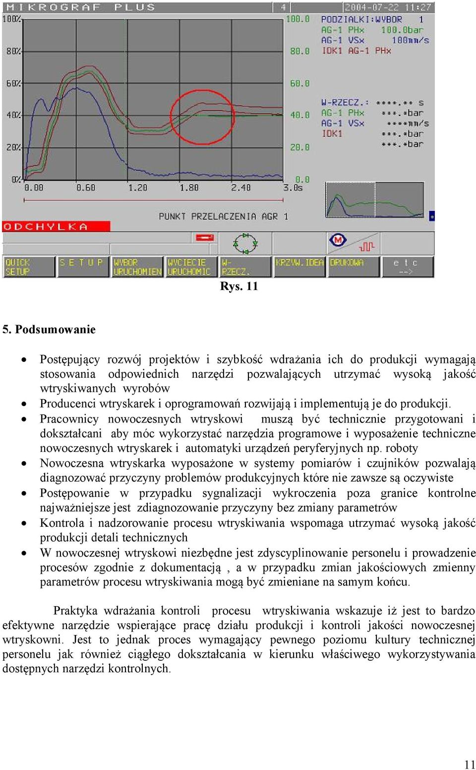 wtryskarek i oprogramowań rozwijają i implementują je do produkcji.