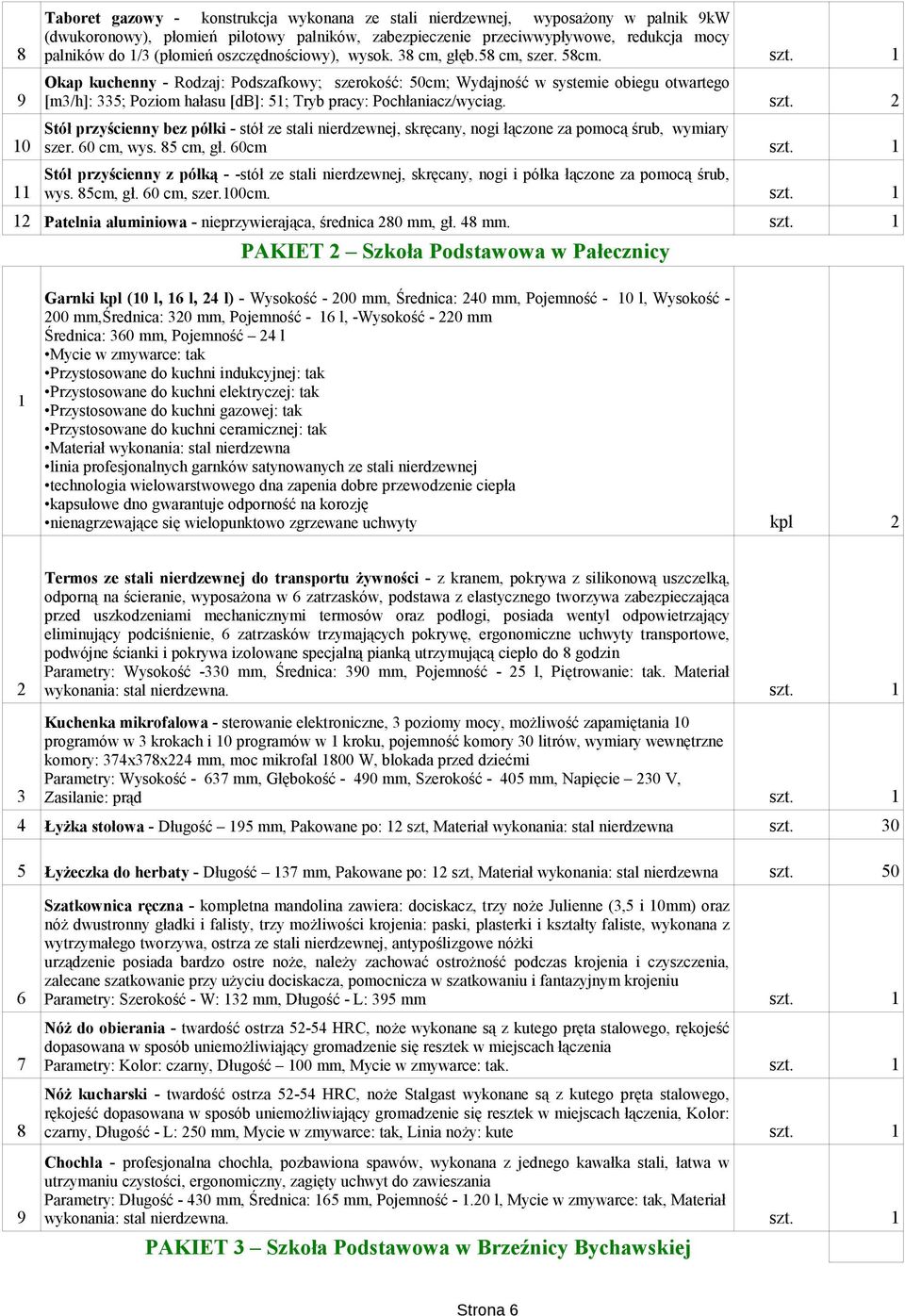 Okap kuchenny - Rodzaj: Podszafkowy; szerokość: 50cm; Wydajność w systemie obiegu otwartego 9 [m3/h]: 335; Poziom hałasu [db]: 51; Tryb pracy: Pochłaniacz/wyciag.