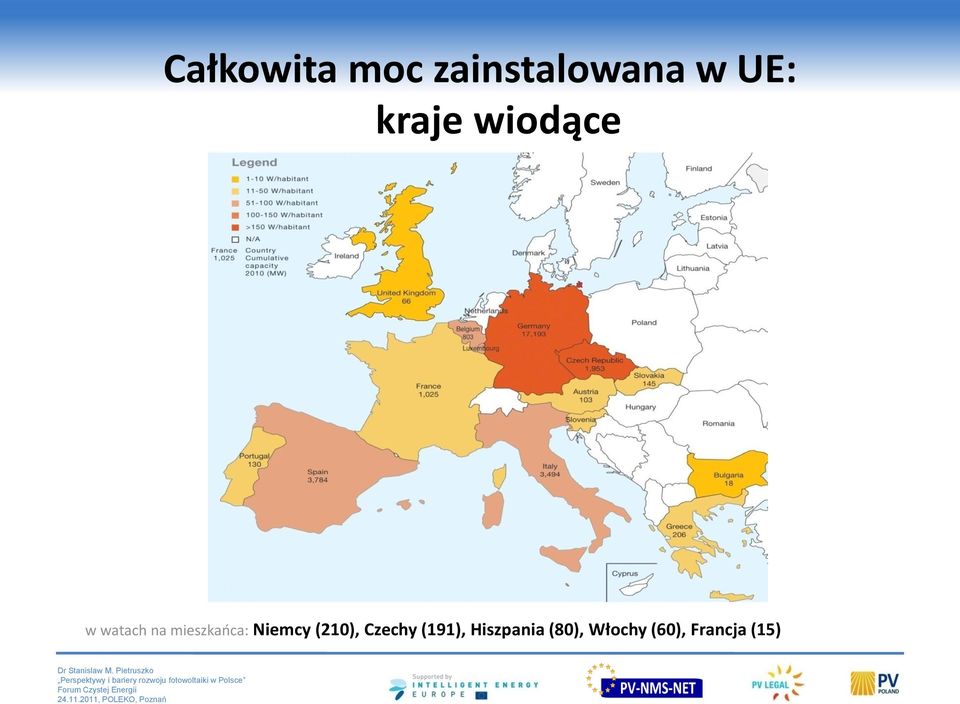 mieszkańca: Niemcy (210), Czechy