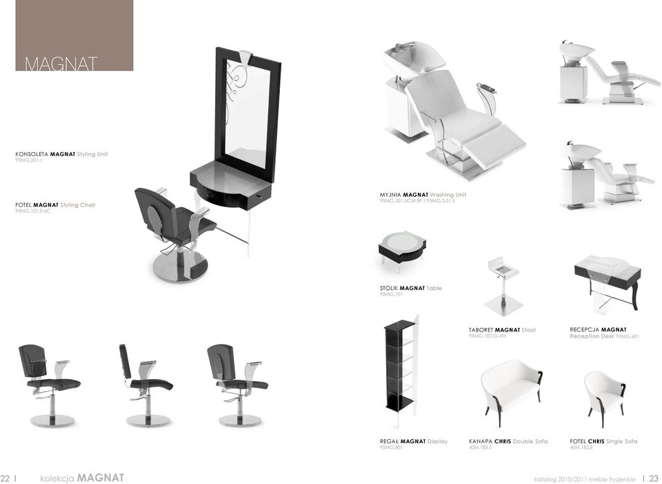 701 TABORET MAGNAT Stool 95MG.102.G-5M RECEPCJA MAGNAT Reception Desk 95MG.