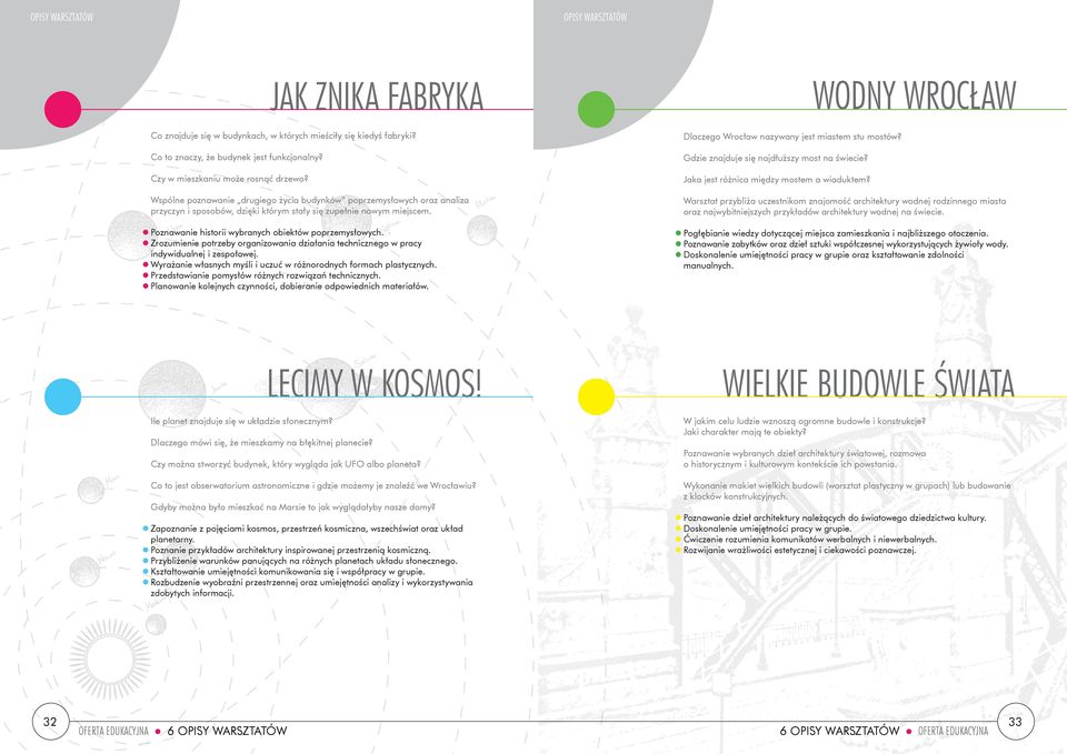 Zrozumienie potrzeby organizowania działania technicznego w pracy indywidualnej i zespołowej. Wyrażanie własnych myśli i uczuć w różnorodnych formach plastycznych.