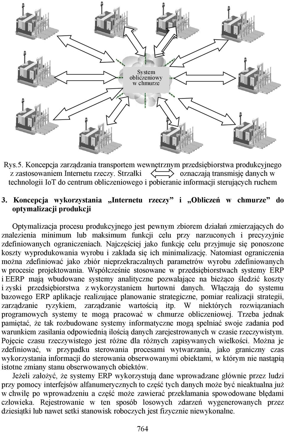 Koncepcja wykorzystania Internetu rzeczy i Obliczeń w chmurze do optymalizacji produkcji Optymalizacja procesu produkcyjnego jest pewnym zbiorem działań zmierzających do znalezienia minimum lub