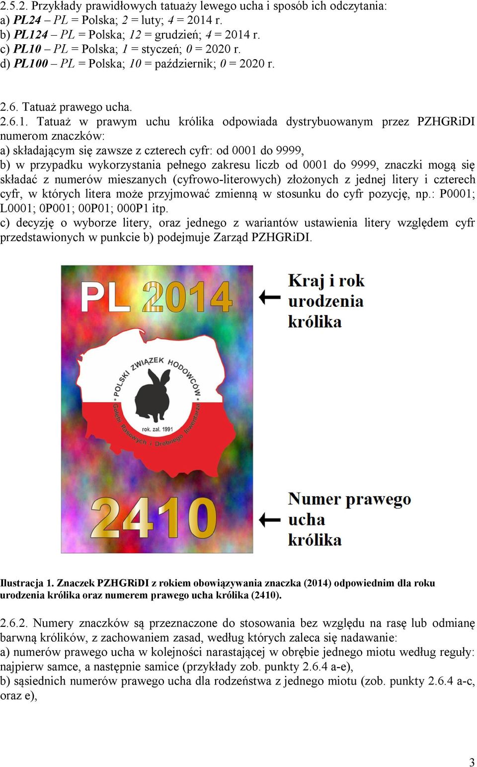 PL = Polska; 1 