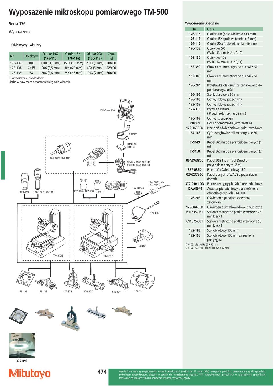 176-137 / 176-138 12-390 / 12-389 164-163 164-164 176-11 / 177-116 176-117 QM-Data 200 011197 DMX-2S 011466 937387 (1m) 99149 96013 (2m) 9910 12AAE044 176-204 377-090-1DD 377-08D 176-203 Wyposażenie