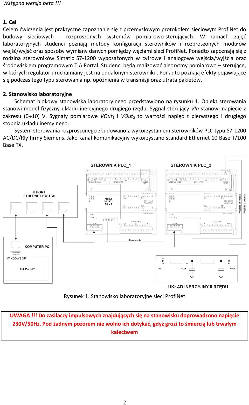 Ponadto zapoznają się z rodziną sterowników Simatic S7-1200 wyposażonych w cyfrowe i analogowe wejścia/wyjścia oraz środowiskiem programowym TIA Portal.