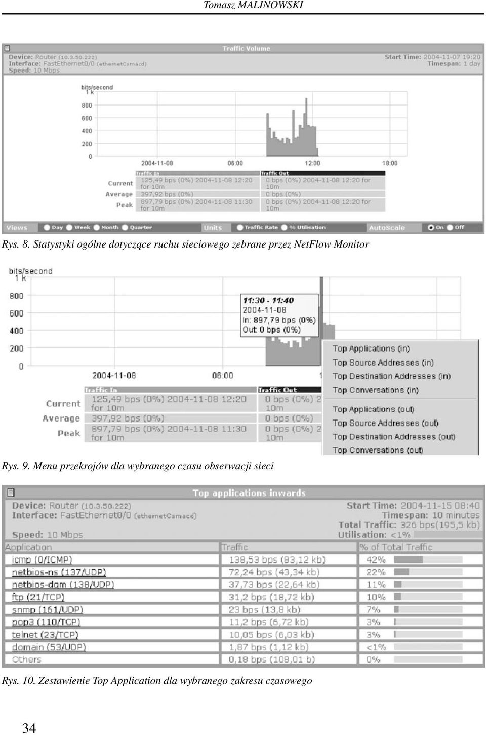 NetFlow Monitor Rys. 9.