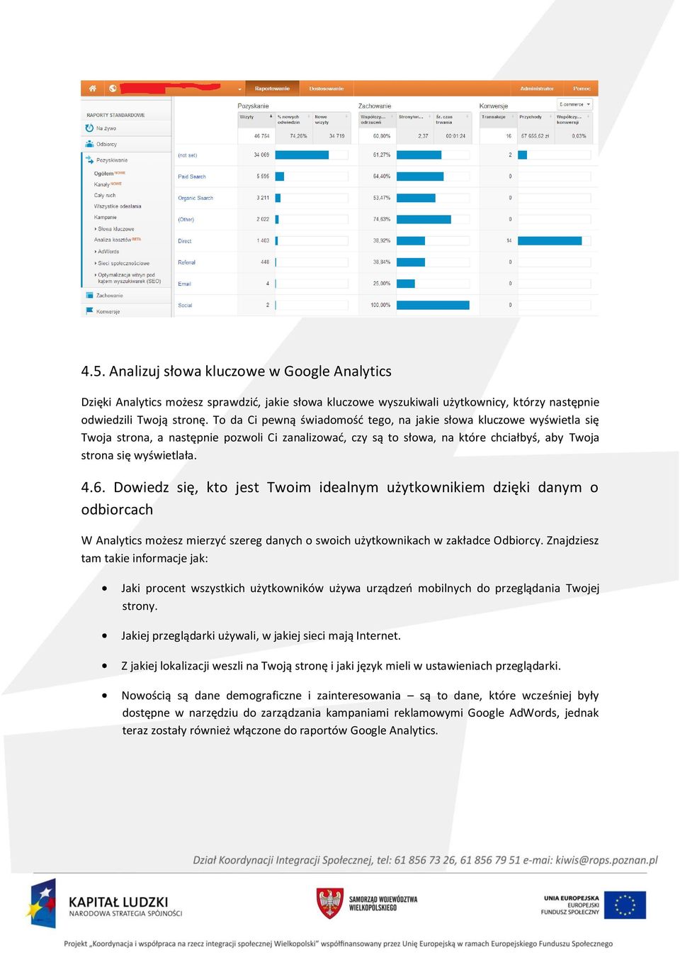 Dowiedz się, kto jest Twoim idealnym użytkownikiem dzięki danym o odbiorcach W Analytics możesz mierzyć szereg danych o swoich użytkownikach w zakładce Odbiorcy.