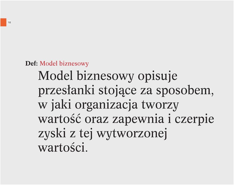 jaki organizacja tworzy wartość oraz