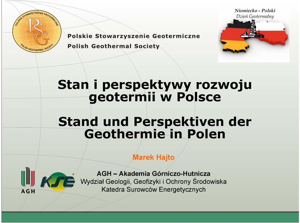 AGH Akademia Górniczo-Hutnicza Wydział Geologii,