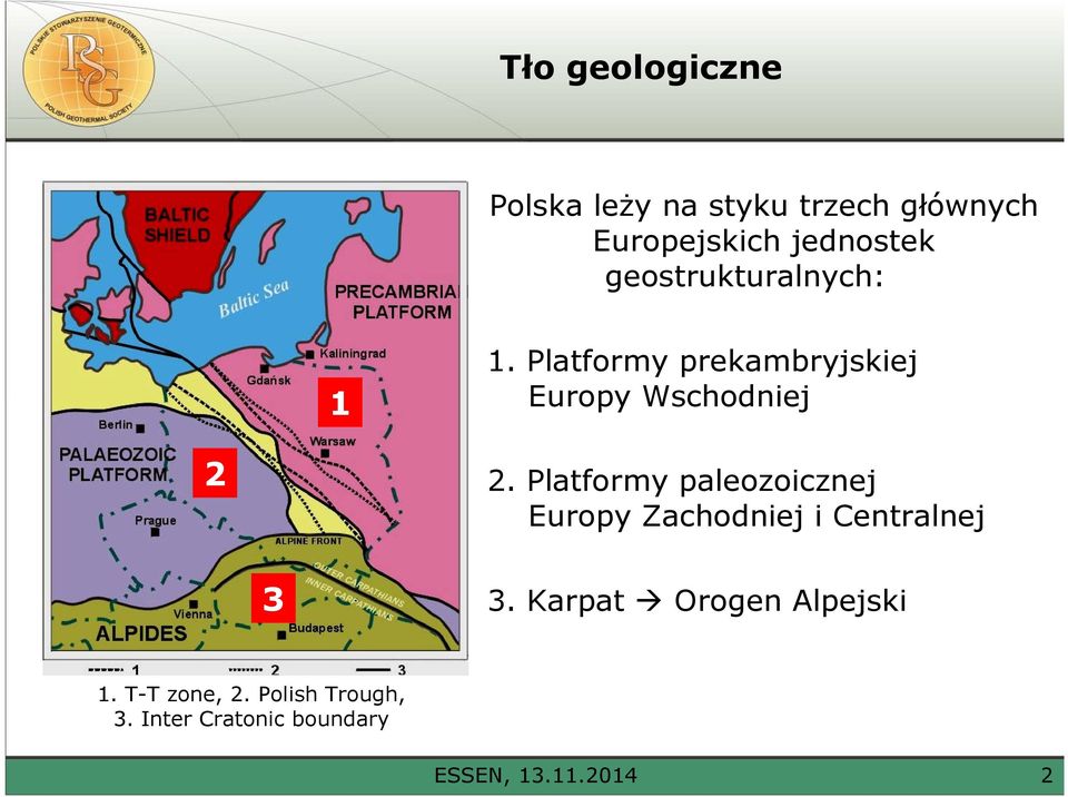 Platformy paleozoicznej Europy Zachodniej i Centralnej 3 3.