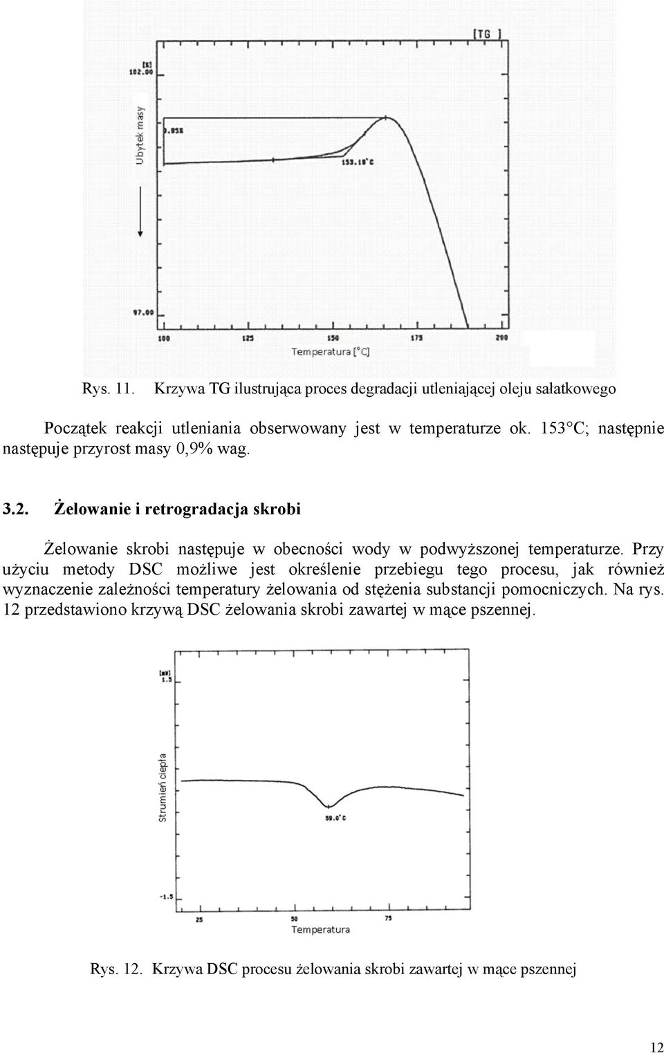 Żelowanie i retrogradacja skrobi Żelowanie skrobi następuje w obecności wody w podwyższonej temperaturze.