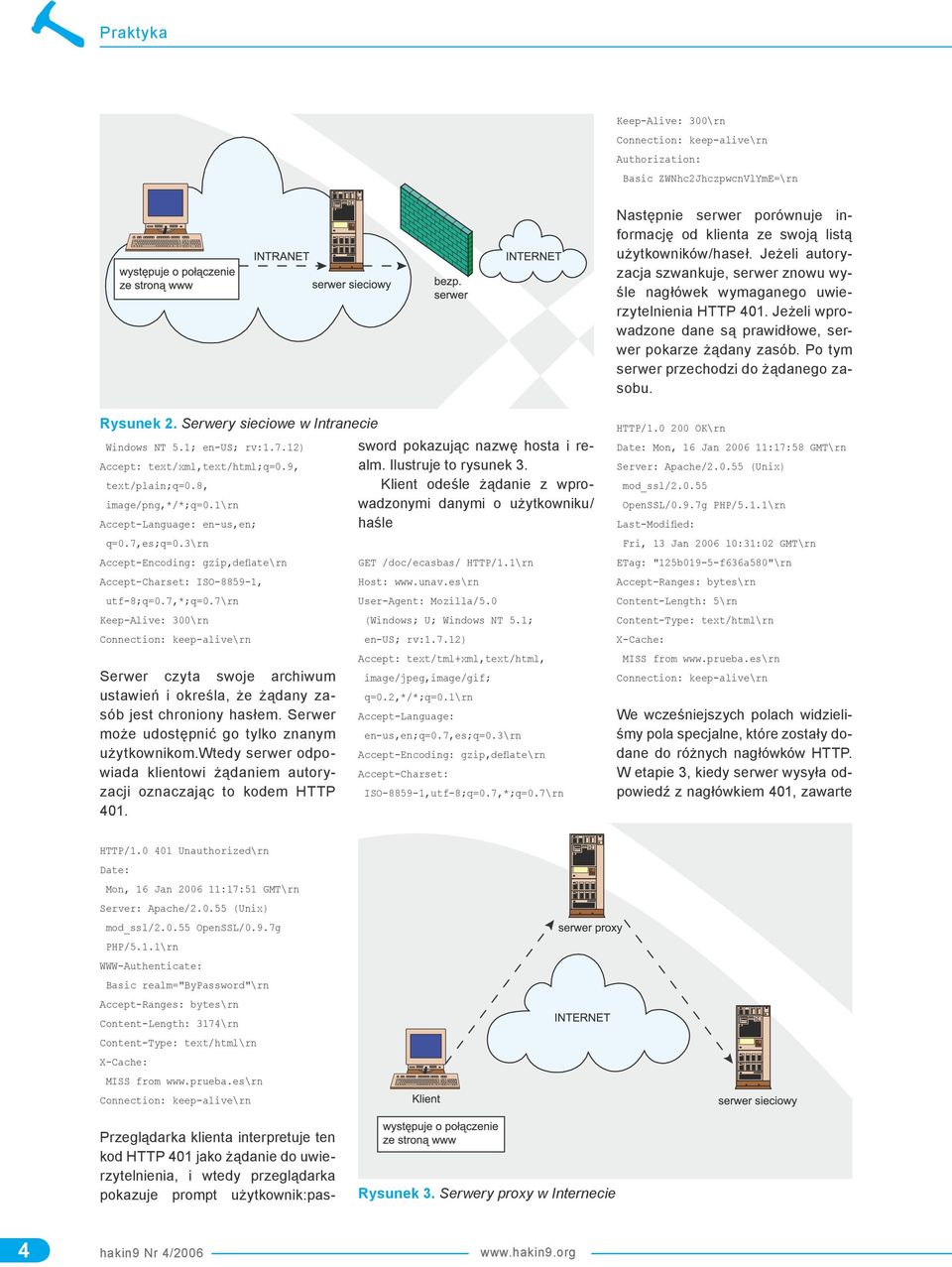 Po tym serwer przechodzi do żądanego zasobu. Rysunek 2. Serwery sieciowe w Intranecie Windows NT 5.1; en-us; rv:1.7.12) Accept: text/xml,text/html;q=0.9, text/plain;q=0.8, image/png,*/*;q=0.