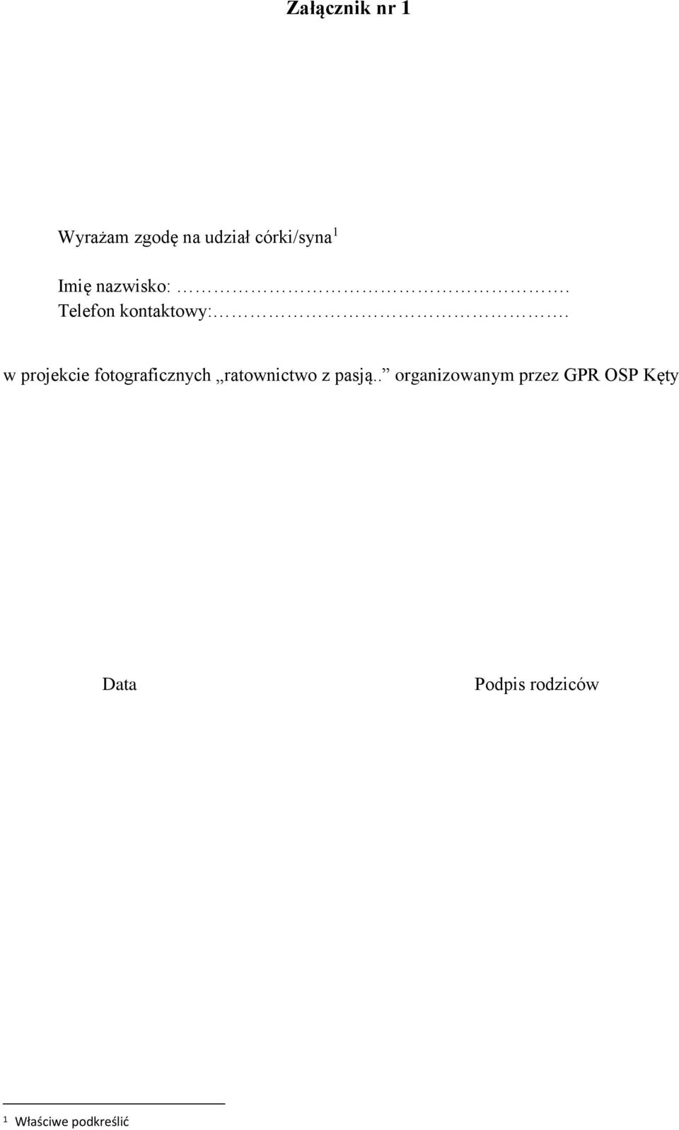 w projekcie fotograficznych ratownictwo z pasją.